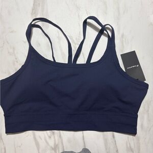Fabletics Women's Navy Sports Bra